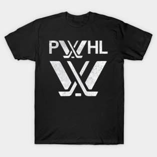 PWHL Distressed white effect T-Shirt